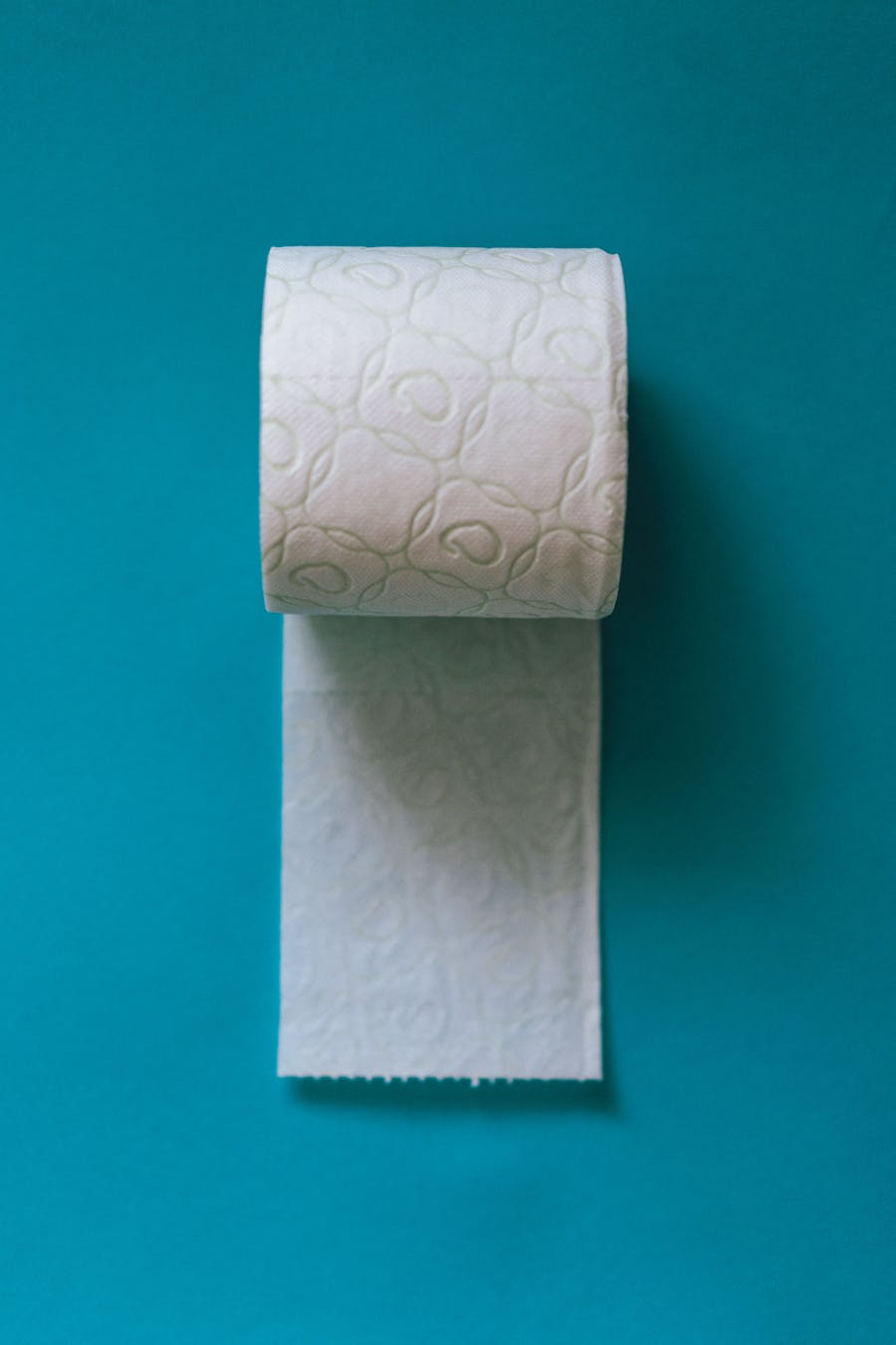Industrial blue roll against a bold blue background